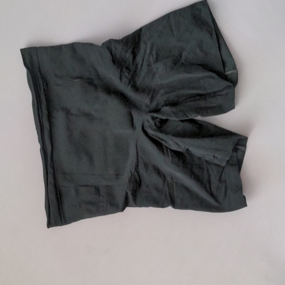 Spanx black shorts, size M